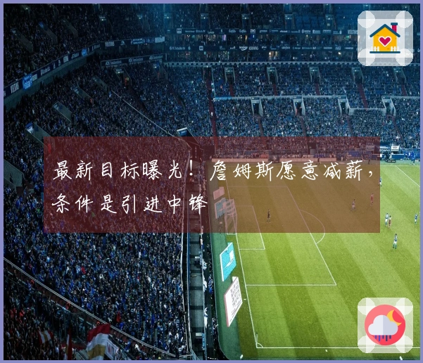 最新目标曝光！詹姆斯愿意减薪，条件是引进中锋